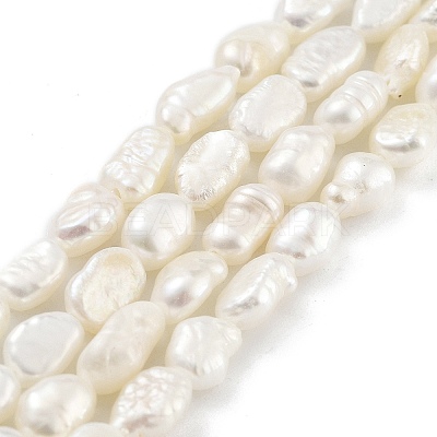 Natural Keshi Pearl Cultured Freshwater Pearl Beads Strands PEAR-P062-33-1