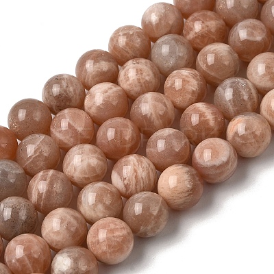 Natural Sunstone Beads Strands LS-GG-CBA56E5-01B-1