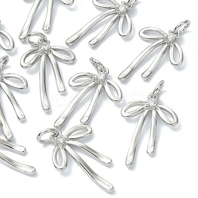 SHEGRACE Brass Clear Cubic Zirconia Pendants XGRQ3P296-627P-1
