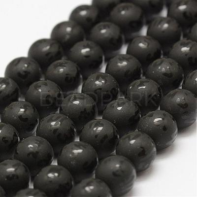 Natural Agate Beads Strands G-F451-12mm-01-1