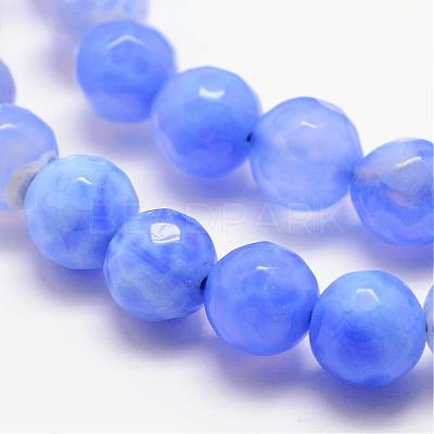Natural Fire Crackle Agate Bead Strands G-K166-07F-6mm-13-1