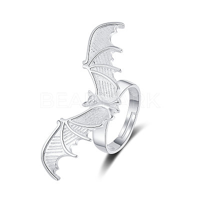 Halloween Adjustable Brass Cuff Open Rings WG86211-01-1