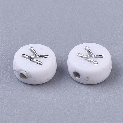 Plating Acrylic Beads PACR-R243-04K-1