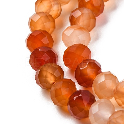 Natural Red Agate(Dyed & Heated) Beads Strands G-K380-A49-07-1