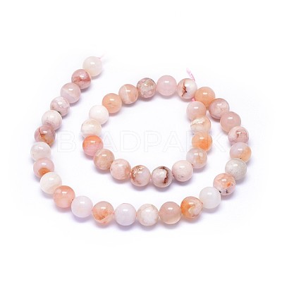 Natural Cherry Blossom Agate Beads Strands G-I249-B01-03-1