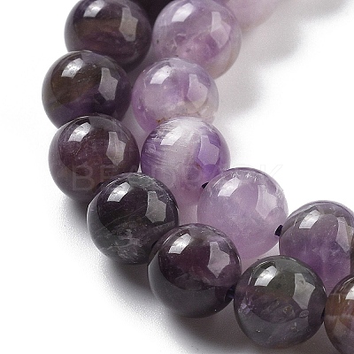 Natural Amethyst Beads Strands G-G779-8MM-05A-1