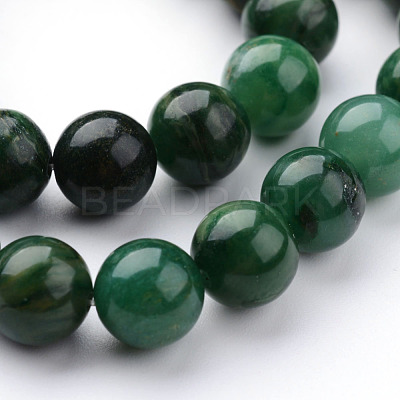 Natural African Jade Bead Strands G-K152-02-8mm-1
