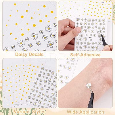10 Sheets 5 Style PET Nail Art Stickers MRMJ-OC0003-08-1
