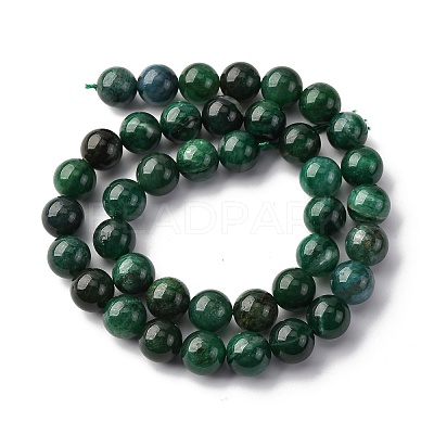 Natural Fuchsite Beads Strands G-K393-A02-10mm-1