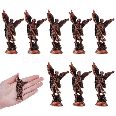 Alloy Angel Figurines Ornaments DJEW-WH0043-104A-1