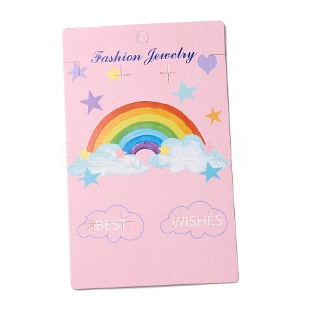 Paper Jewelry Display Cards for Necklace CDIS-F005-03-1