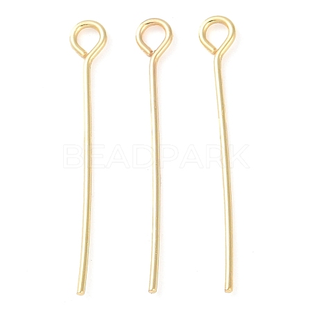 Brass Eye Pins KK-N254-48B-G-1