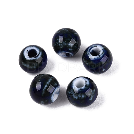 Vintage Handmade Porcelain Beads PORC-Q006-13A-08-1