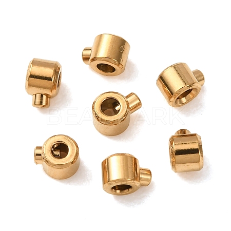 304 Stainless Steel Crimp Beads X-STAS-A151-04G-1