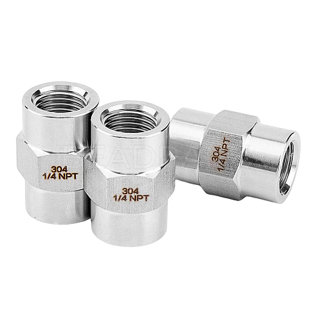 304 Stainless Steel Full Hex Coupling FIND-WH0038-35P-1