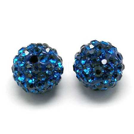 Pave Disco Ball Beads X-RB-H258-8MM-243-1