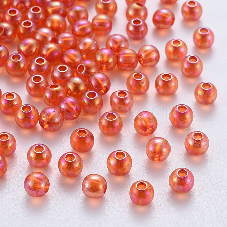 Transparent Acrylic Beads MACR-S370-B6mm-726-1
