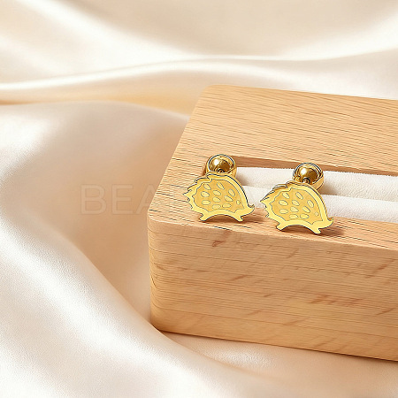 304 Stainless Steel Stud Earrings WGC3500-07-1