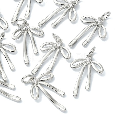 SHEGRACE Brass Clear Cubic Zirconia Pendants XGRQ3P296-627P-1