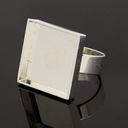 Brass Ring Setting Components KK-M015-01S-1