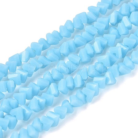 Opaque Glass Beads Strands GLAA-N019-3mm-17-1