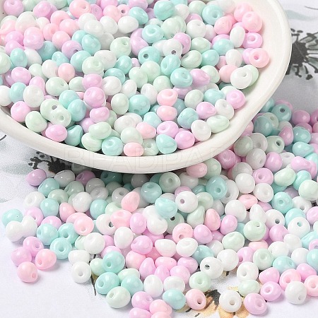 6/0 Opaque Baking Paint Glass Seed Beads X1-SEED-M012-02A-33-1