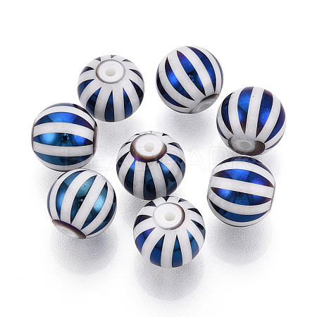 Electroplate Glass Beads EGLA-T009-15D-1