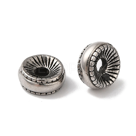 304 Stainless Steel Beads STAS-S129-08P-1