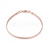 304 Stainless Steel Choker Necklaces and Bangles Jewelry Sets SJEW-L144-A02-RG-5