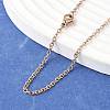 304 Stainless Steel Cable Chain Necklace Making STAS-P045-01RG-1