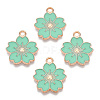 Alloy Enamel Pendants ENAM-S121-115F-1