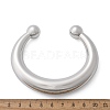 304 Stainless Steel Cuff Bangles BJEW-S161-05P-5