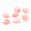 Cherry Quartz Glass Cabochons G-T020-18x25mm-07-1