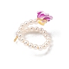 Handmade Polymer Clay Cuff Rings RJEW-JR00917-02-5