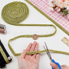 Polyester Lace Trim Ribbon OCOR-WH0082-398B-3