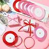 8Rolls 4 Colors Single Face Satin Ribbon OCOR-FS0001-10D-5