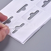 Transparent PVC Self Adhesive Hang Tabs LS-X-CDIS-L006-01-3