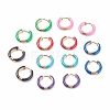 Ion Plating(IP) Two Tone 304 Stainless Steel Chunky Huggie Hoop Earrings with Enamel for Women EJEW-C043-11-G-1