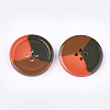 Tri-color Resin Buttons RESI-S377-06A-03-2