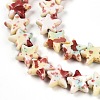 Spray Painted Synthetic Turquoise Beads Strands UNKW-T001-11K-01-2