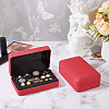 Imitation Leather Rings Box OBOX-WH0019-02-5