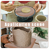 6Pcs MDF Wood Ceramic Clay Craft Mold Set DIY-WH0349-400A-5