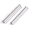 Electroplate Glass Bugle Beads SEED-S043-02B-02-4