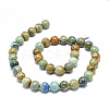 Natural Chrysocolla and Lapis Lazuli Beads Strands G-O201A-12B-2