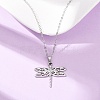 304 Stainless Steel Pendant Cable Chain Necklaces for Men Women NJEW-K308-03B-P-2
