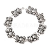 Electroplated Natural Pyrite Beads Strands G-Q187-02C-2