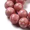 Natural Thulite Beads Strands G-Z044-A02-04-4