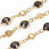 Handmade Glass Beaded Chains CHC-E018-B07-G-1