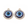 Alloy Crystal Rhinestone Pendants FIND-C019-01KCG-2