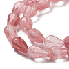 Cherry Quartz Glass Beads Strands G-P520-B18-01-4